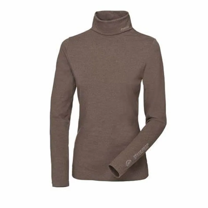 Pikeur Sina Ladies Polo Neck Top - Brown 
